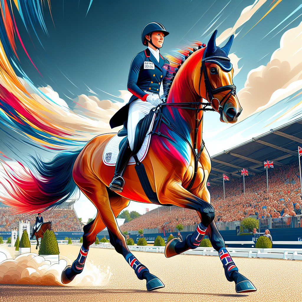 Young British Equestrian Star Shines at CDI Aachen Festival 4 Dressage 2024: The Rise of Lily Laughton and Hulana T- just horse riders