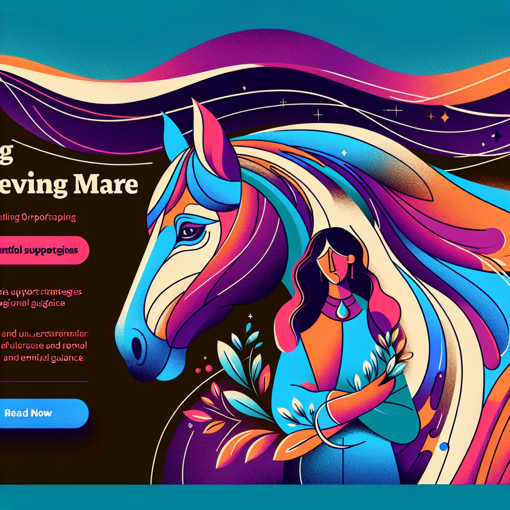 Understanding and Comforting Your Grieving Mare: Essential Support Strategies and Emotional Guidance- just horse riders