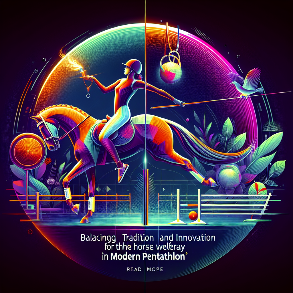 The Future Of Modern Pentathlon: Balancing Tradition And Innovation For Horse Welfare- just horse riders