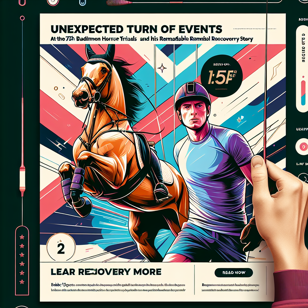 Unexpected Turn of Events at the 75th Badminton Horse Trials: The Rise of Bubby Upton and his Remarkable Recovery Story- just horse riders