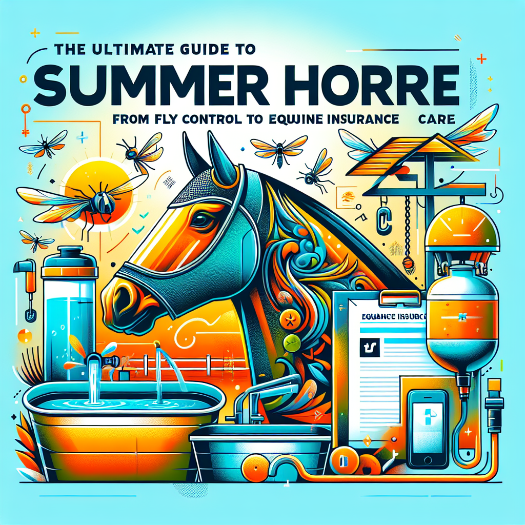 "Ultimate Guide to Summer Horse Care: From Fly Control to Equine Insurance"- just horse riders