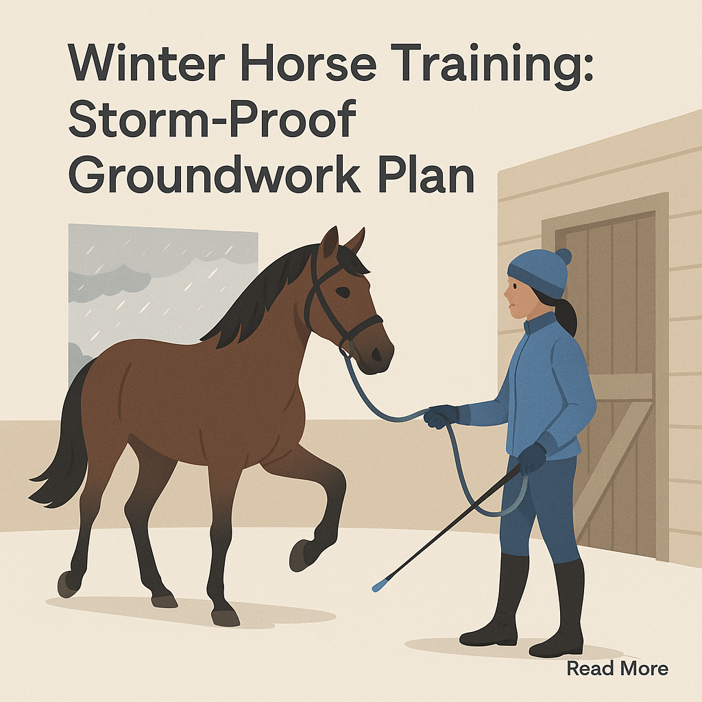 Winter Horse Training: Storm-Proof Groundwork Plan- just horse riders