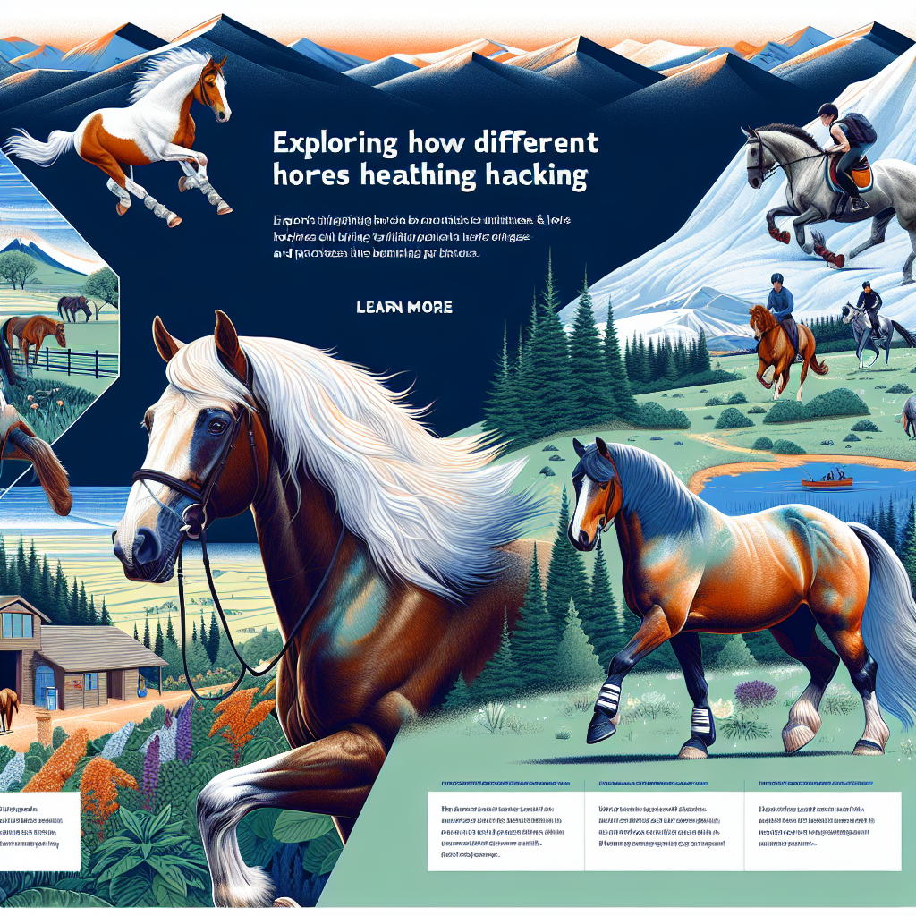 Explore How Different Terrains Boost Horse Fitness and Health During Hacking- just horse riders