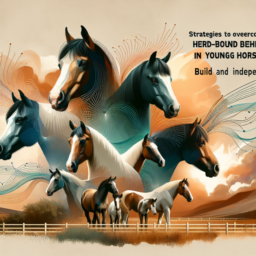 Strategies to Overcome Herd-Bound Behavior in Young Horses: Build Trust and Independence- just horse riders