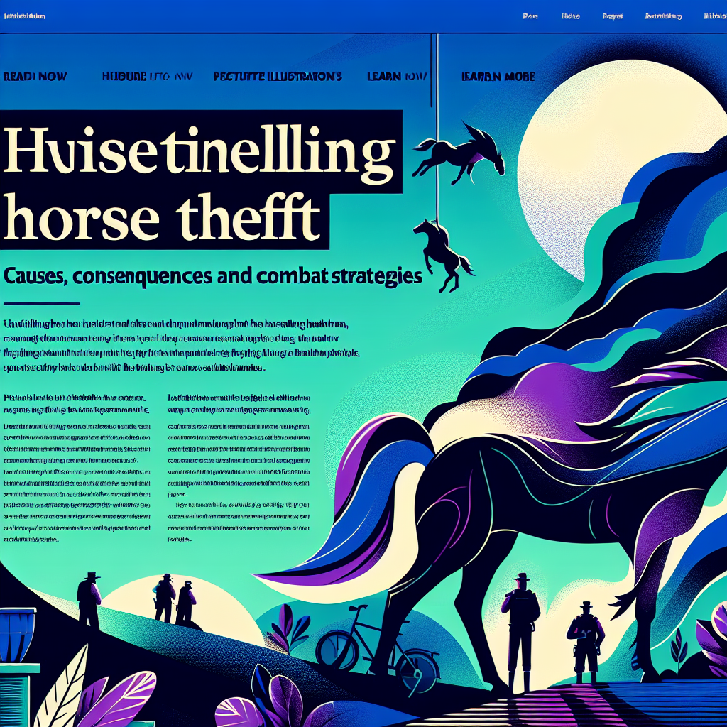 Unveiling the Hidden World of Horse Theft: Causes, Consequences, and Combat Strategies- just horse riders