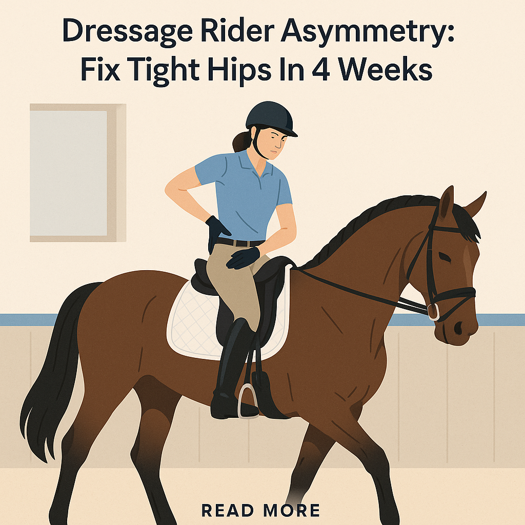 Dressage Rider Asymmetry: Fix Tight Hips In 4 Weeks- just horse riders