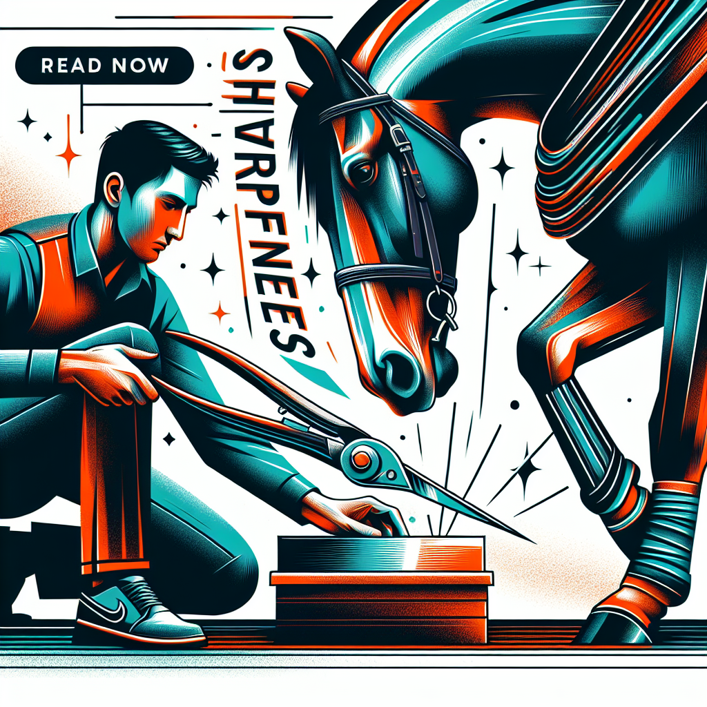 Mastering Sharpness: Your Essential Guide to Choosing and Using Hoof Knife Sharpeners for Optimal Horse Care- just horse riders