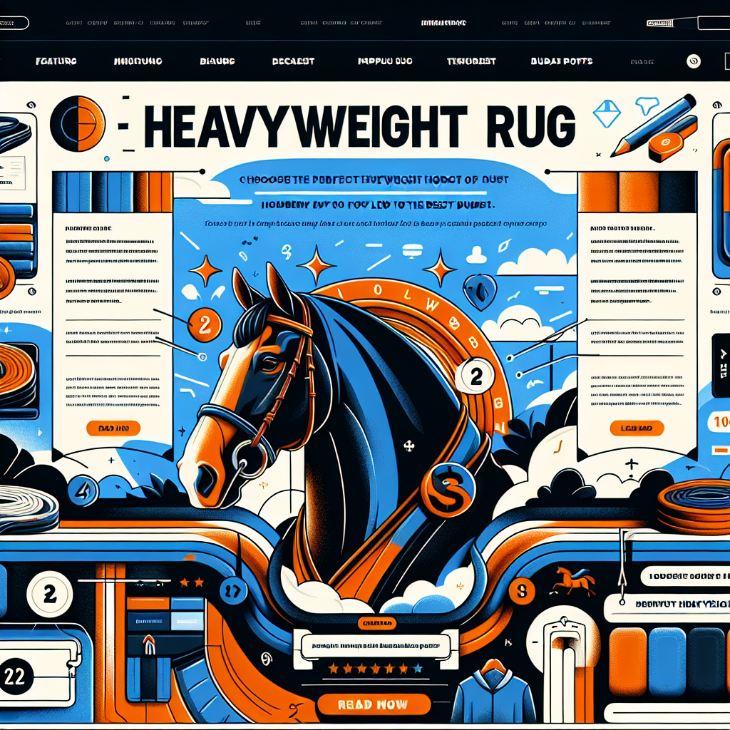 Choosing the Perfect Heavyweight Horse Rug: A Must-Read Guide to Features, Brands, and Budget Options- just horse riders