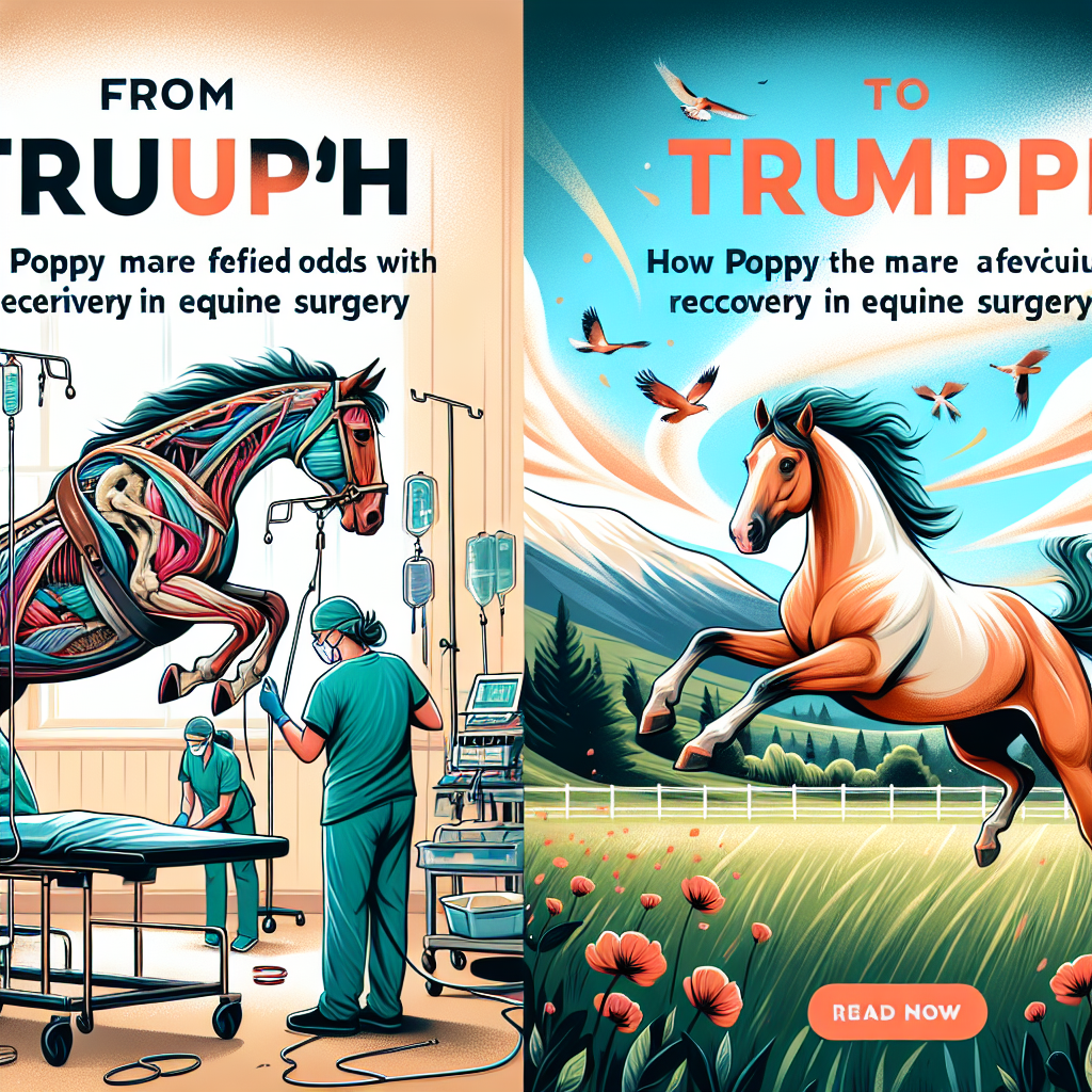 From Tragedy to Triumph: How Poppy the Mare Defied Odds with a Miraculous Recovery in Equine Surgery- just horse riders