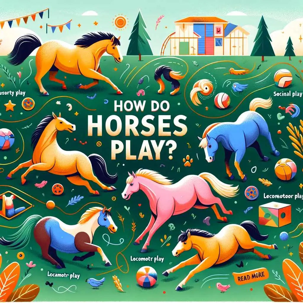 how do horses play? - just horse riders