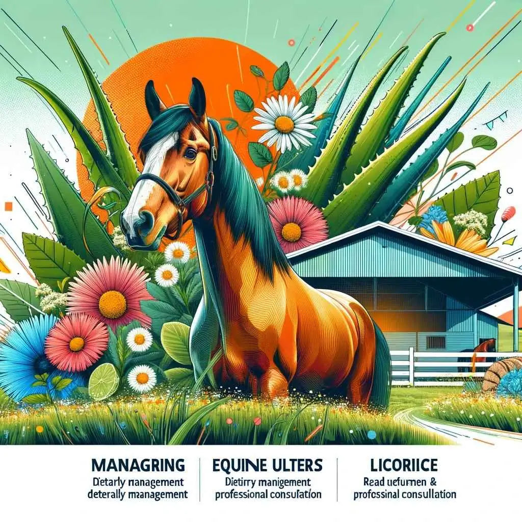 Managing Ulcers with Herbal Supplements for Horses: A Natural Approach to Equine Health - Just horse Riders