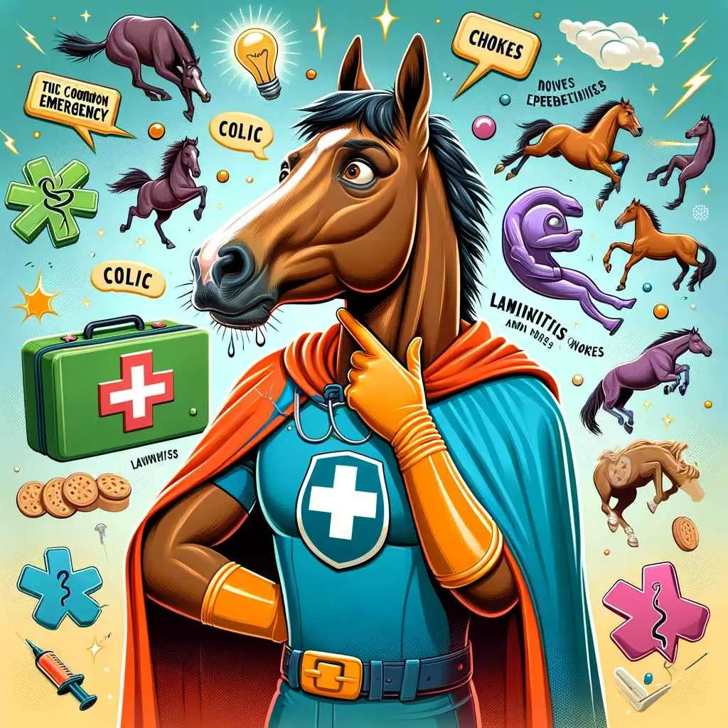 The Most Common Horse Emergency: Navigating Equine Quirks and Quandaries