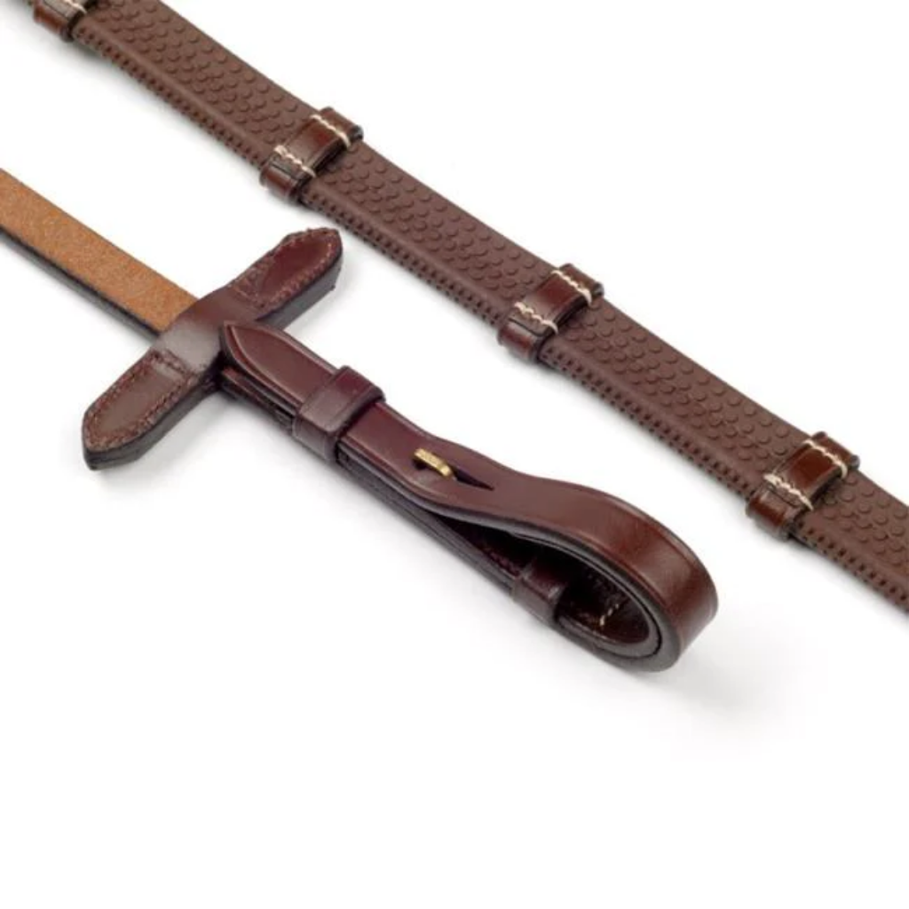 Rubber reins