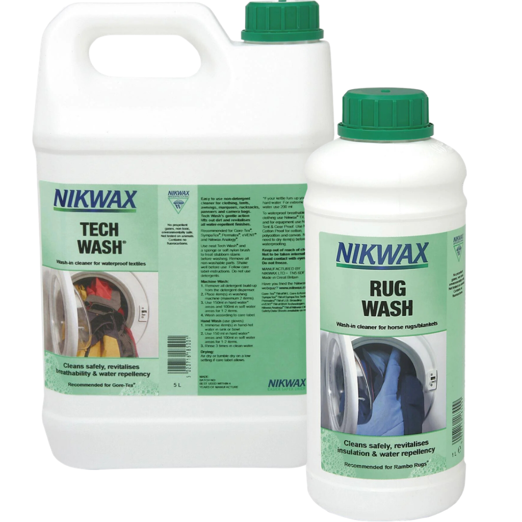 Nikwax cleaning products for horse gear