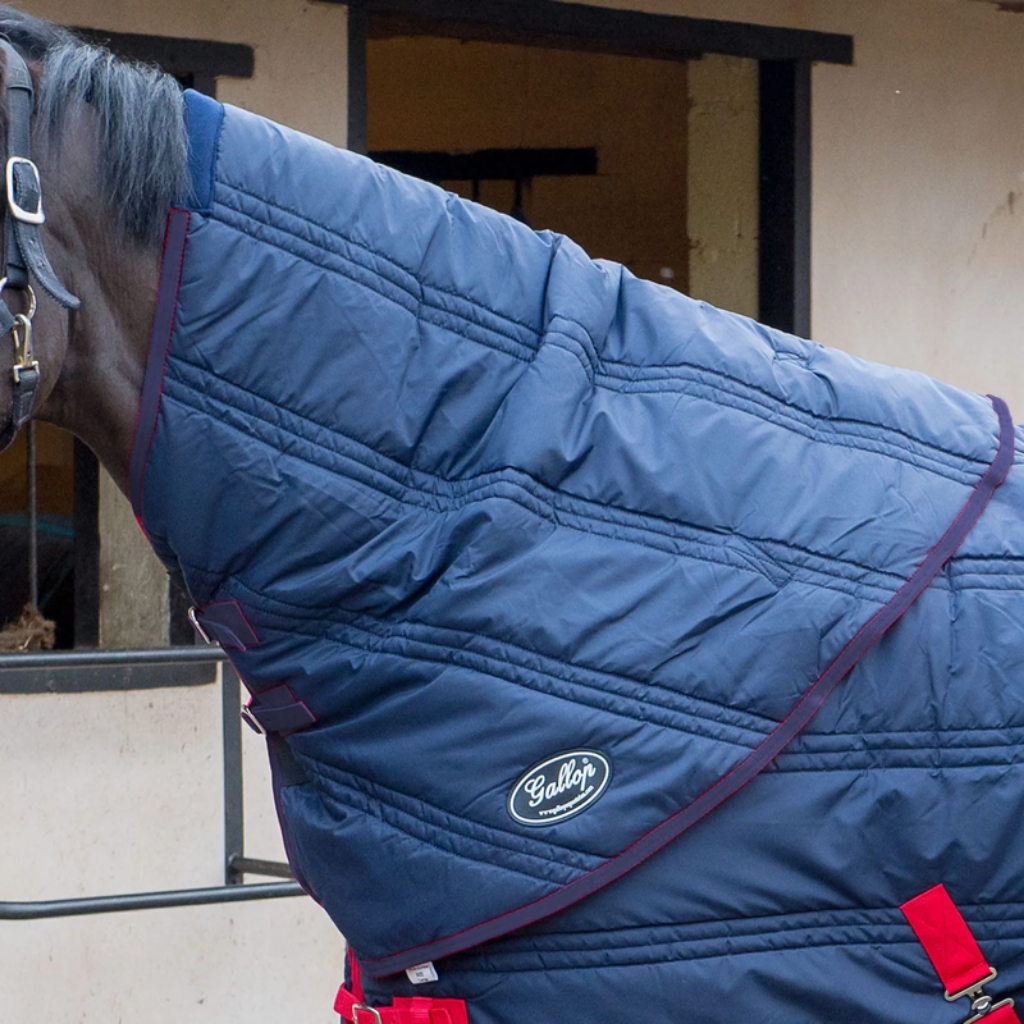 Horse stable neck covers