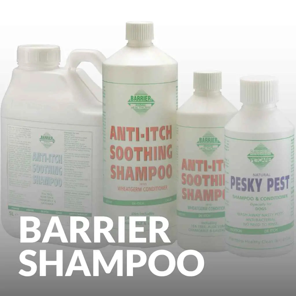 Barrier pet and equine Shampoo - just horse riders