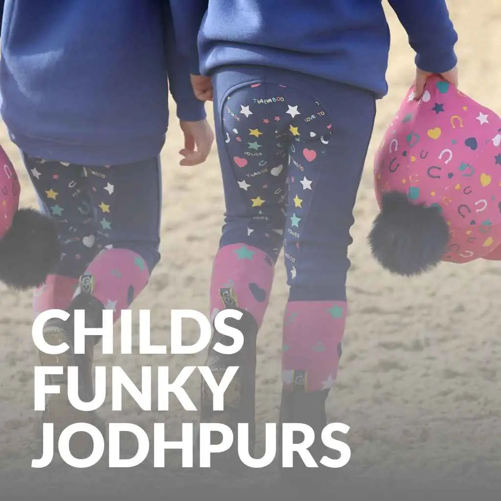 childs funky jodhpurs - just horse riders