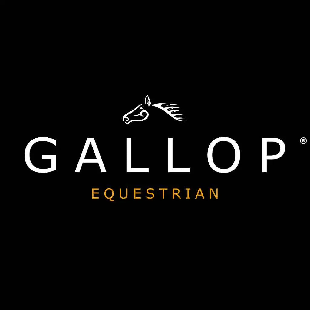 gallop equestrian logo - just horse riders
