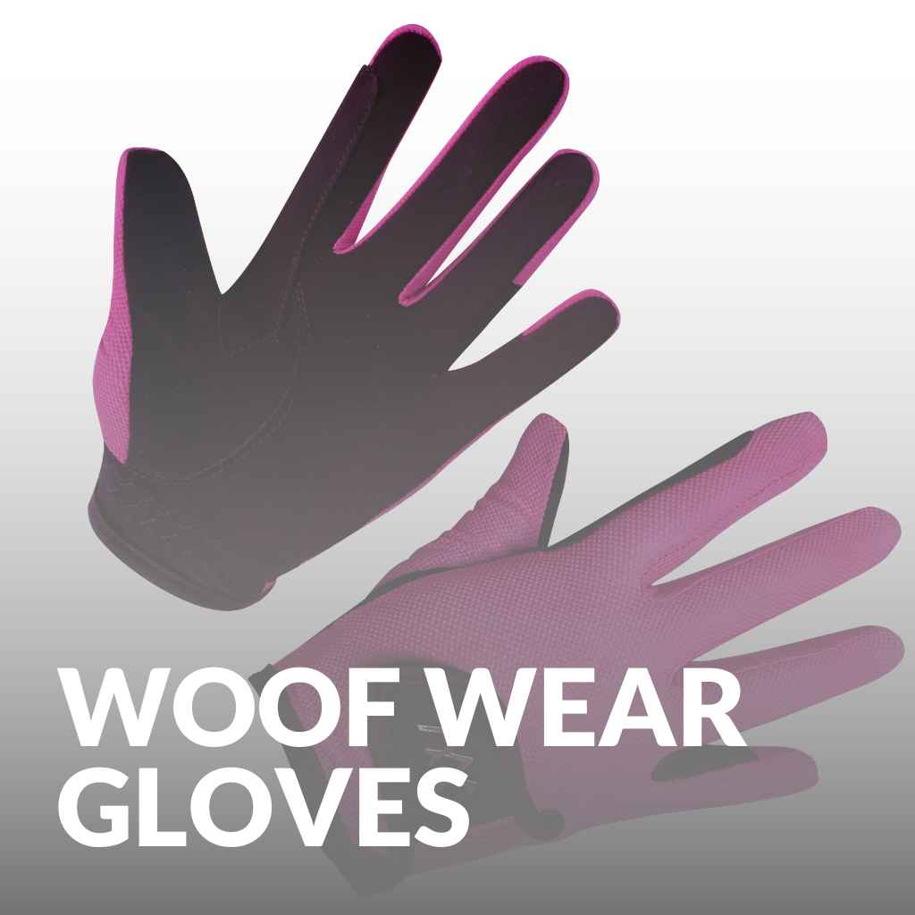 woof wear horse riding gloves - just horse riders