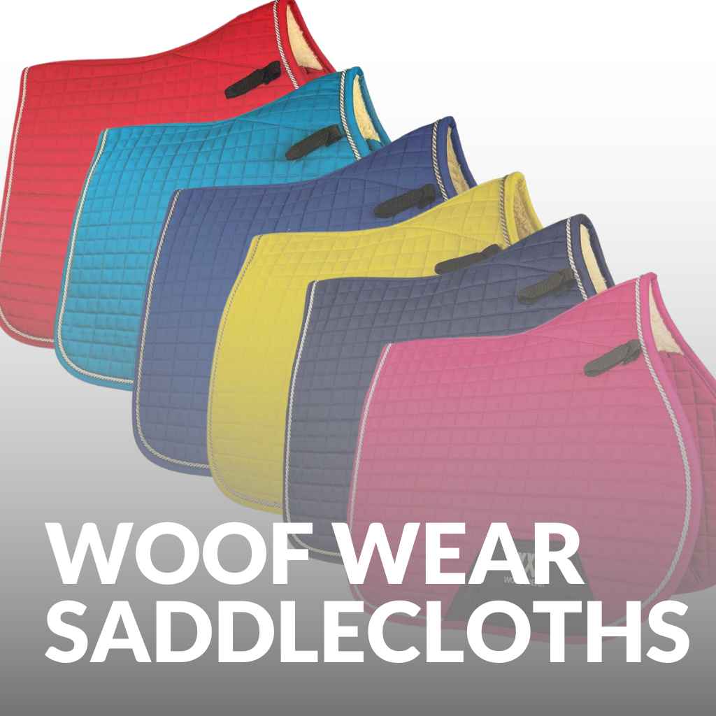 woof wear saddlecloths - just horse riders