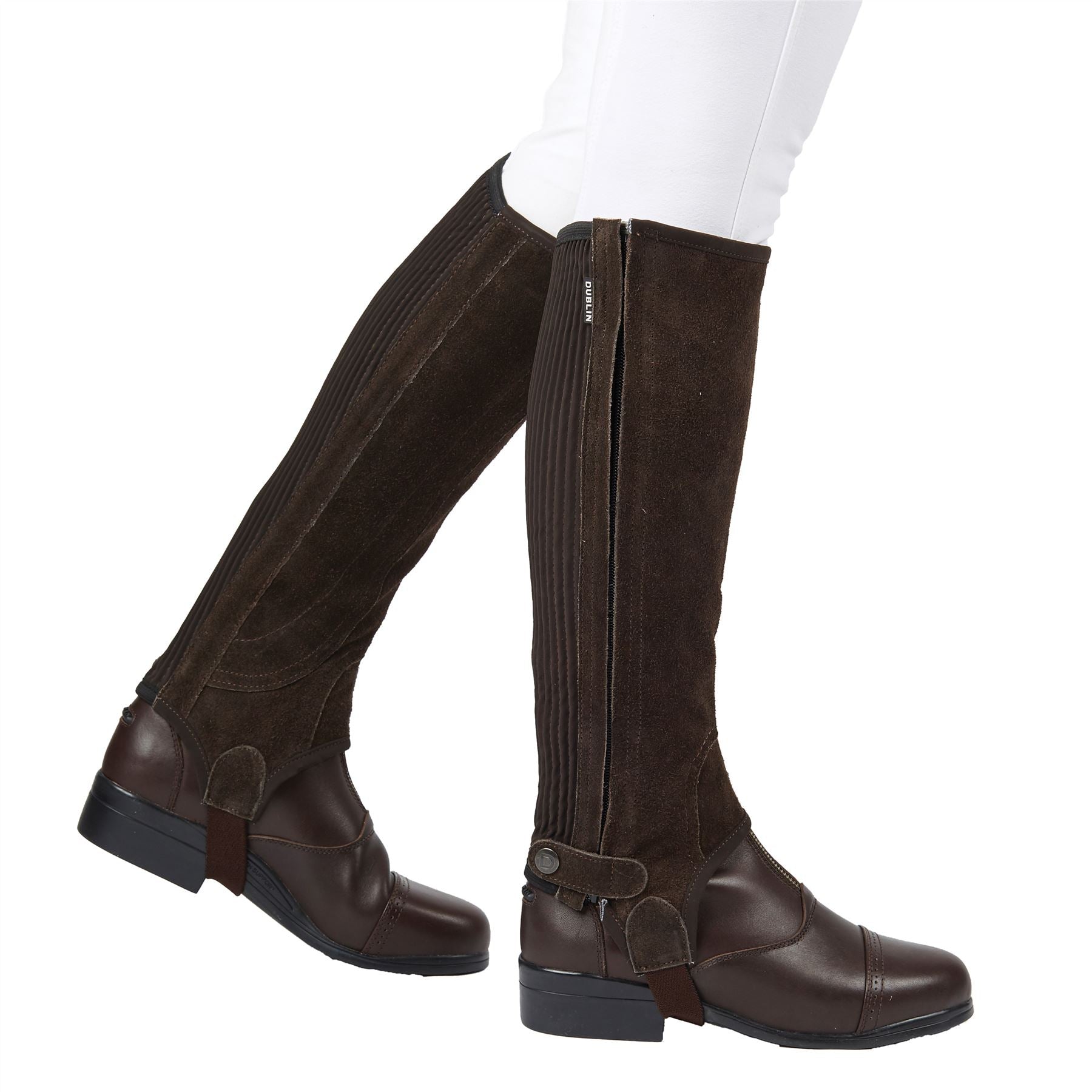 Dublin Adults Suede Half Chaps - Just Horse Riders