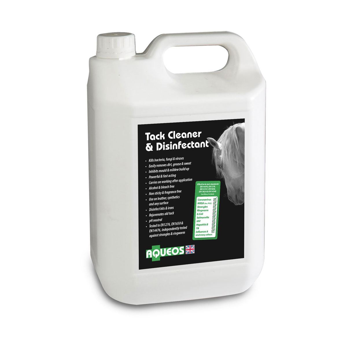 Aqueos Tack Cleaner & Disinfectant 5L | Fast UK dispatch – Just Horse ...
