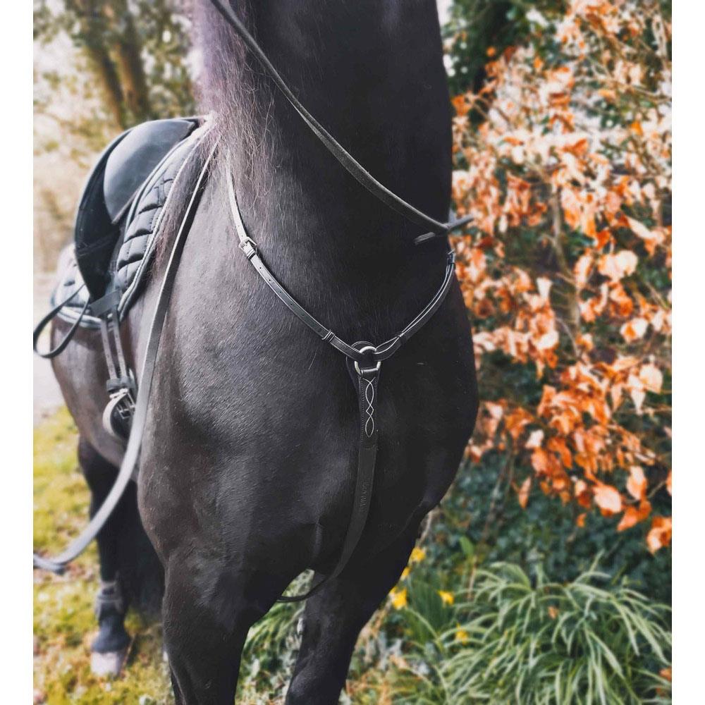 Eco Rider Hunt Breastplate with Martingale Attachment - Perfect for Cross Country - Just Horse Riders