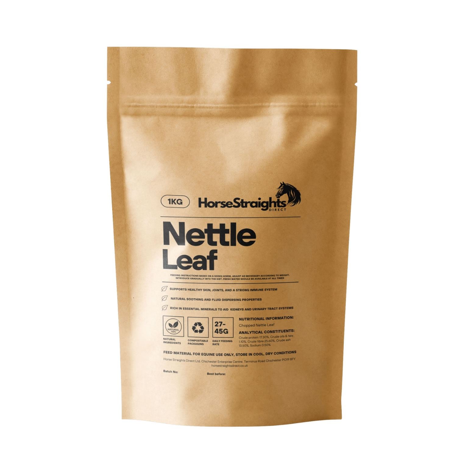 Horse Straights Direct Nettle Leaf Rich In Vitamins And Minerals Supporting Immune And Skin Health
