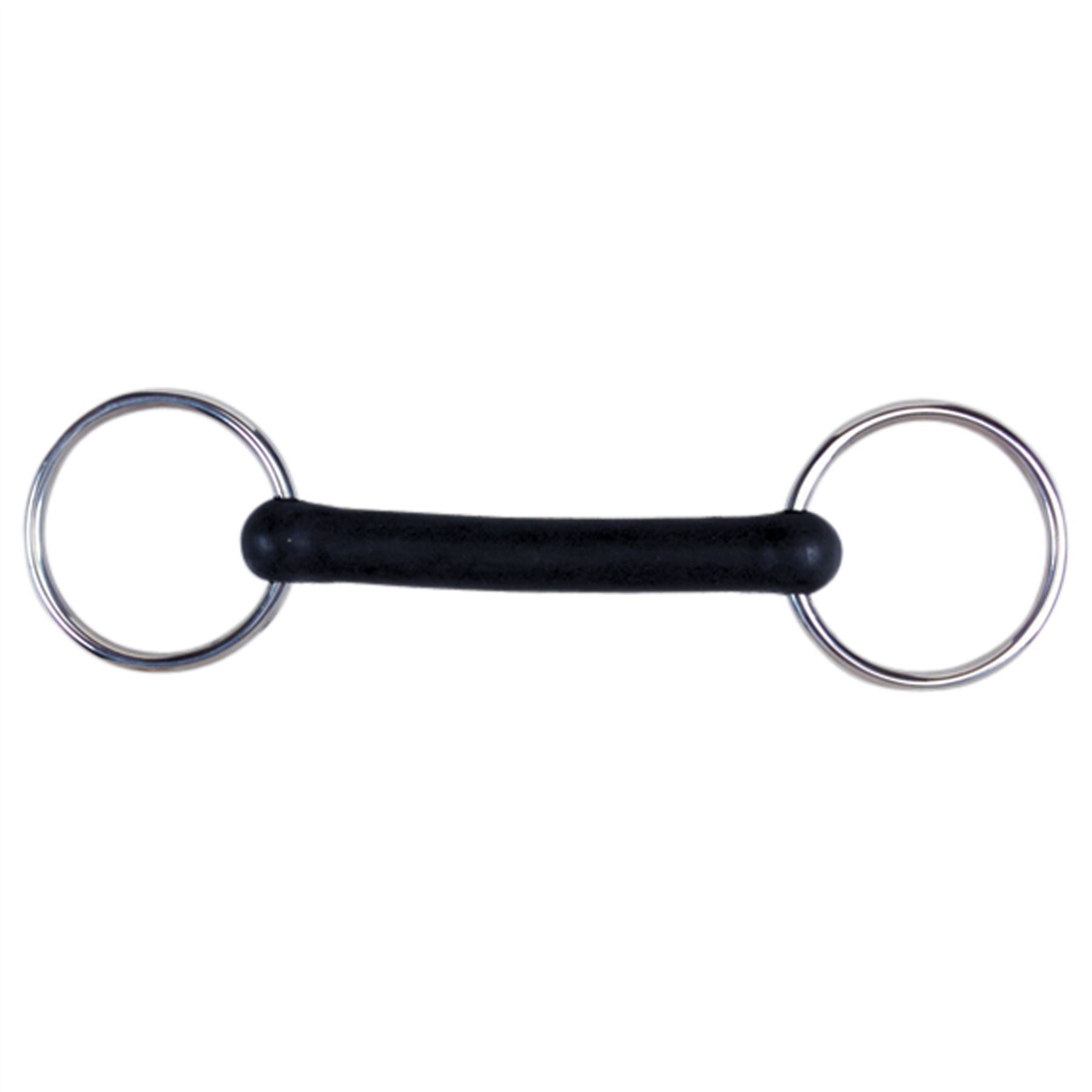 Korsteel Flexible Rubber Loose Ring Mullen Mouth Snaffle - Just Horse Riders