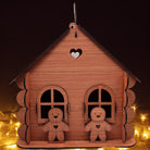 Personalised Wooden Gingerbread House-Box for Sweets-Self Assembly-Birthday-DIY - Just Horse Riders