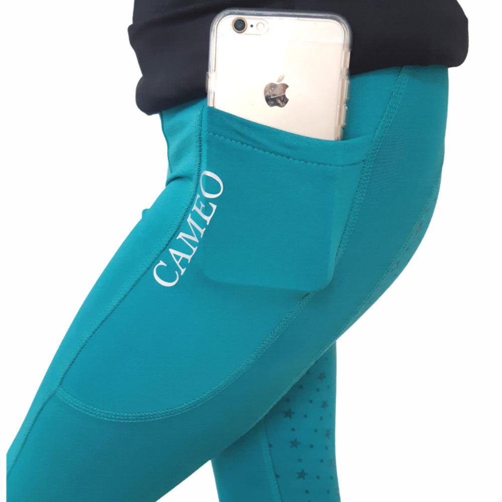 Cameo Junior Performance Horse Riding Tights - Flexibility & Grip in the Saddle - Just Horse Riders