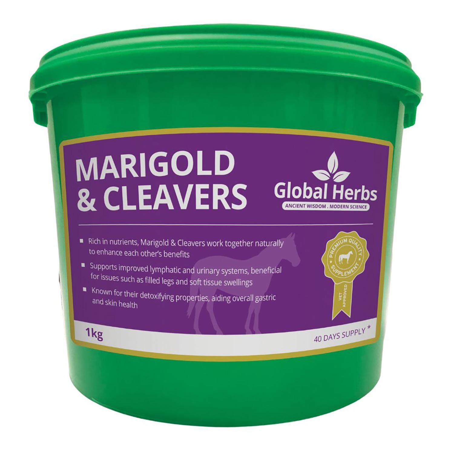 Global Herbs Marigold & Cleavers Mix - Just Horse Riders