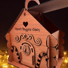Personalised Wooden Gingerbread House-Box for Sweets-Self Assembly-Birthday-DIY - Just Horse Riders
