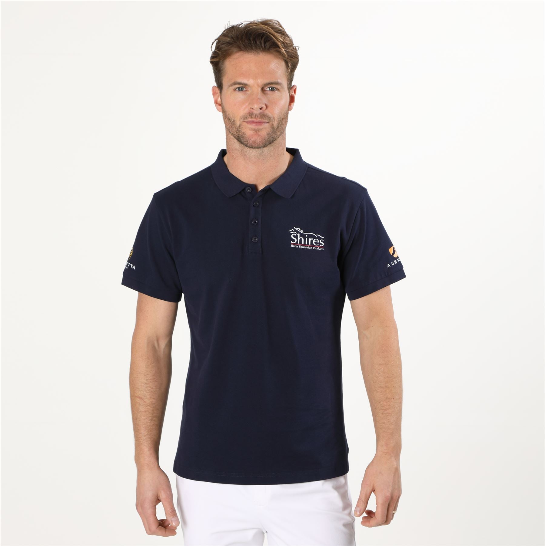 Aubrion Branded Polo Shirt - Gents - Just Horse Riders