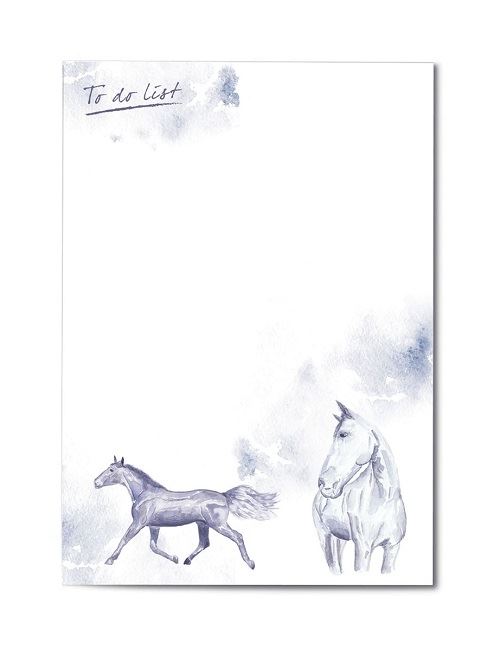 JP Watercolour Collection Equestrian A5 Pad - Just Horse Riders