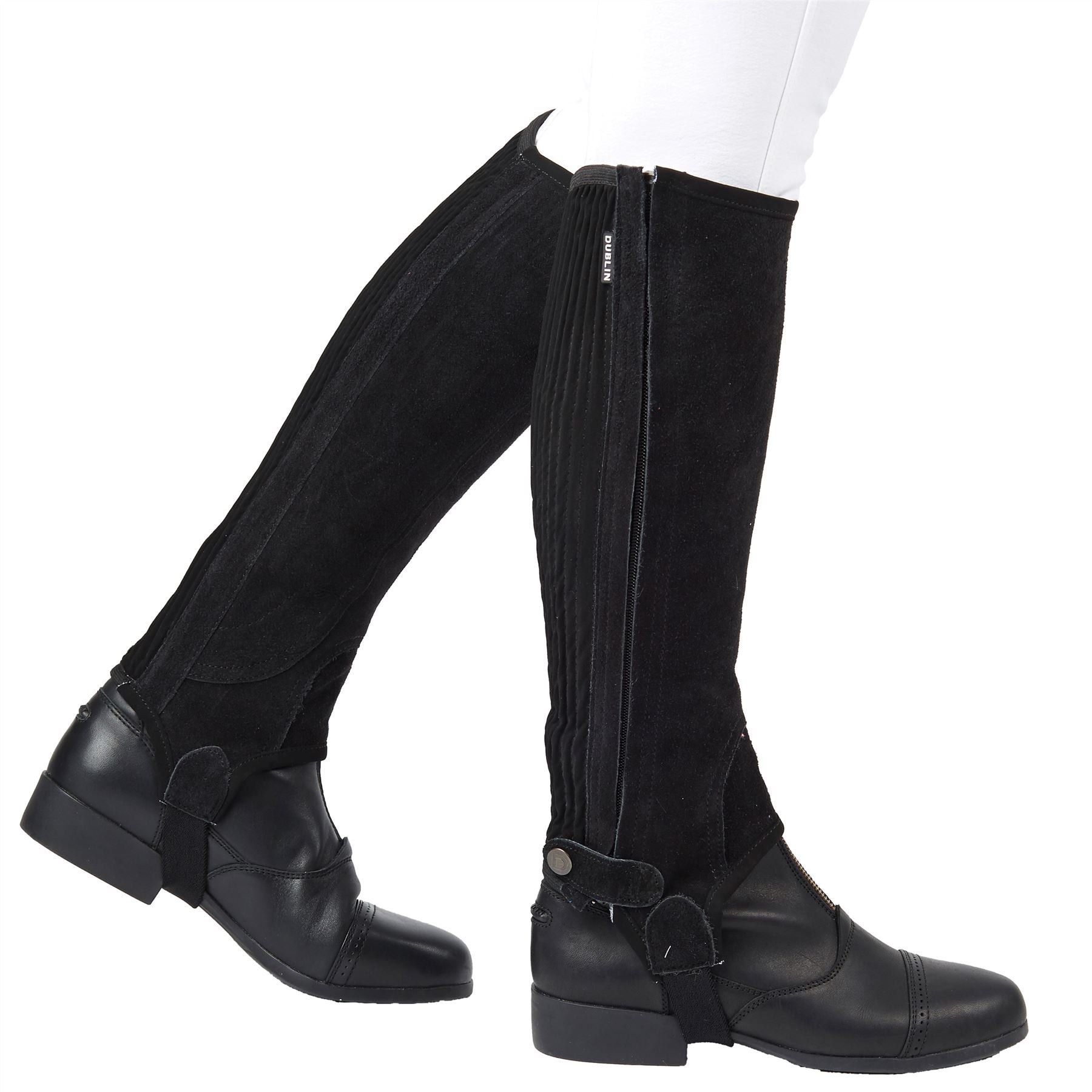 Dublin Childs Suede Half Chaps - Just Horse Riders