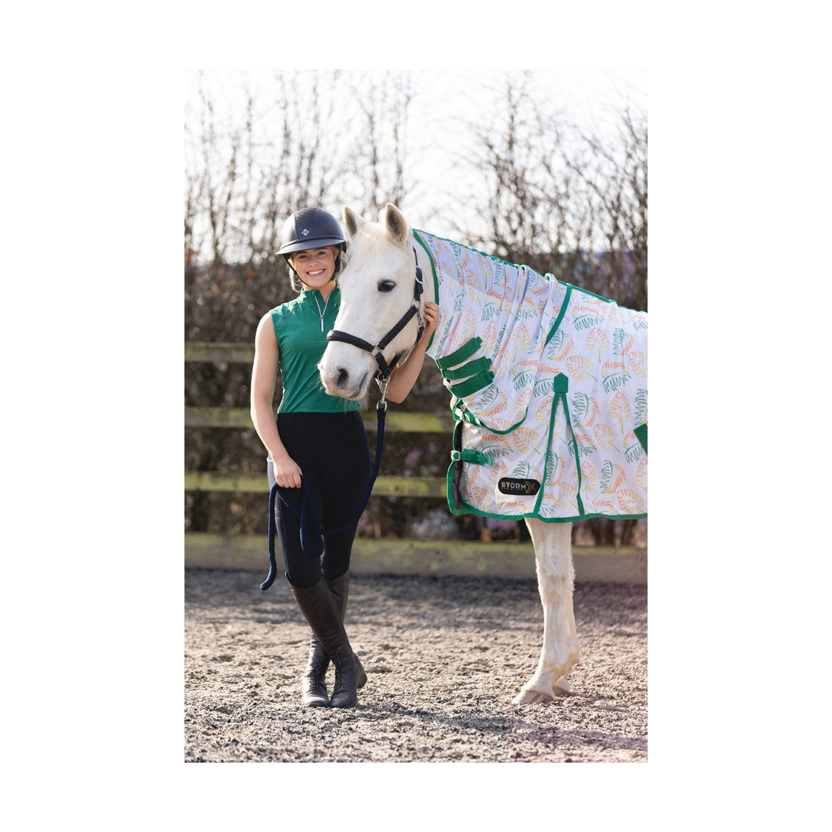 Stormx Original Tropical Paradise Combi Fly Rug - Just Horse Riders
