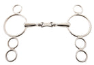 Korsteel Dutch Gag French Link 3 Ring - Just Horse Riders