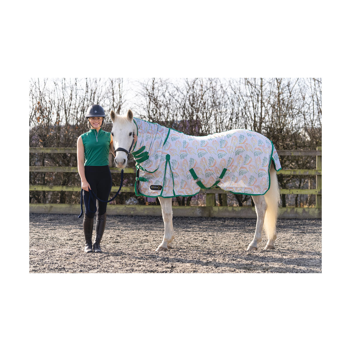 Stormx Original Tropical Paradise Combi Fly Rug - Just Horse Riders