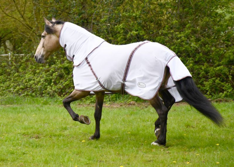 Rhinegold Kenya Mesh Fly Rug + Neck Cover - Just Horse Riders