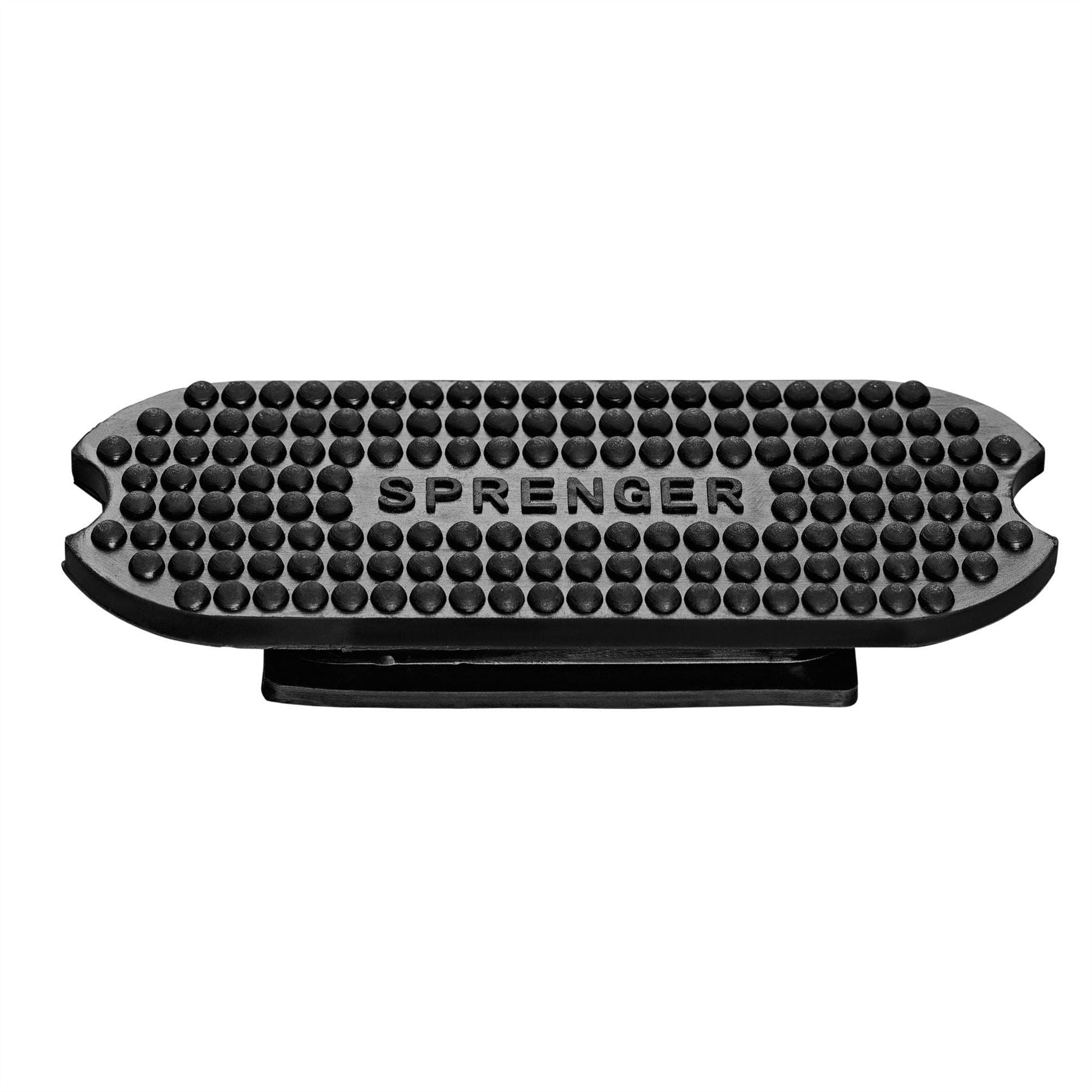 Sprenger HS Black Stirrup Pads System 4 rubber non slip stirrup pads for improved rider stability