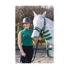 Hy Equestrian Tropical Paradise Fly Mask With Ears And Detachable Nose - Just Horse Riders