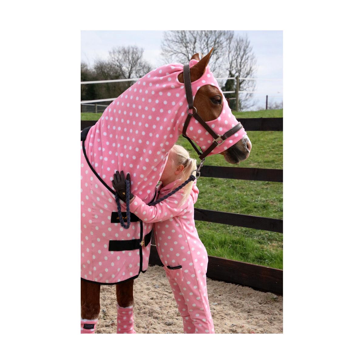 Supreme Products Childs Dotty Fleece Onesie - Just Horse Riders