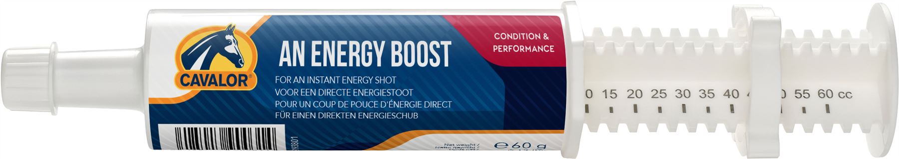 Cavalor An Energy Boost paste for quick horse energy support during competition