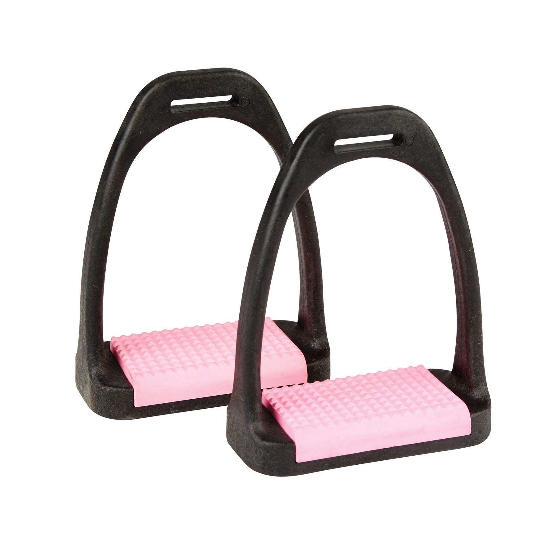 Korsteel Polymer Stirrup Irons With Coloured Treads - Just Horse Riders