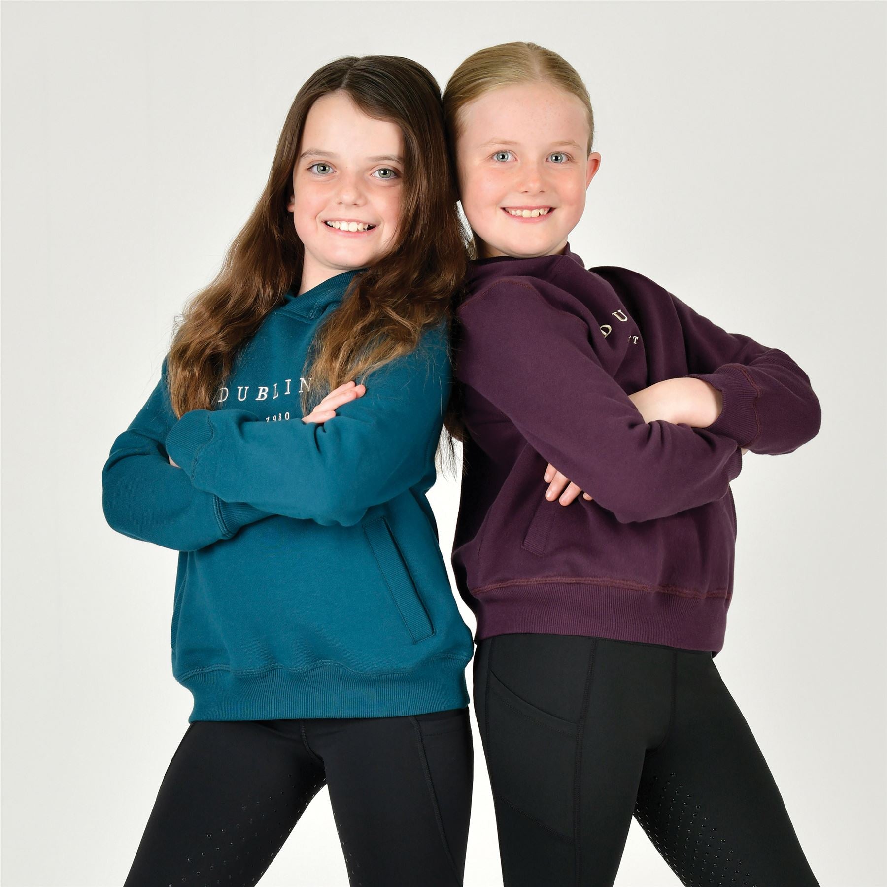 Dublin Kids Lilah Lurex Logo Hoodie