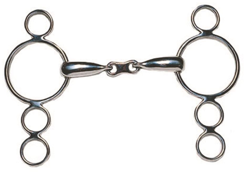JP Korsteel Dutch Gag French Link 3 Ring - Just Horse Riders