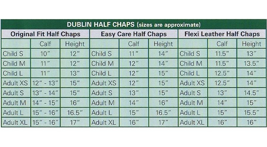 Dublin Adults Easy-Care Half Chaps - Just Horse Riders