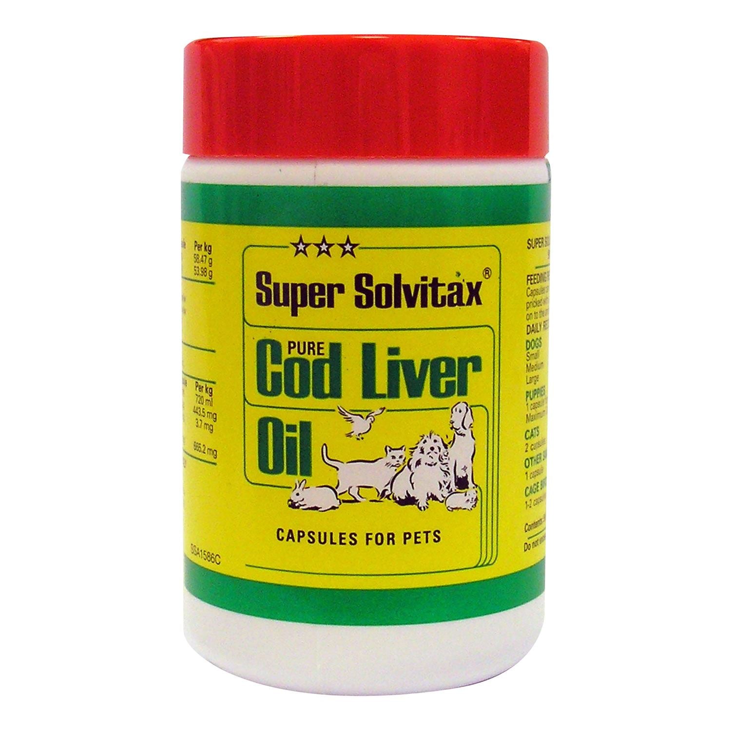 Super Solvitax Cod Liver Oil Capsules - Just Horse Riders