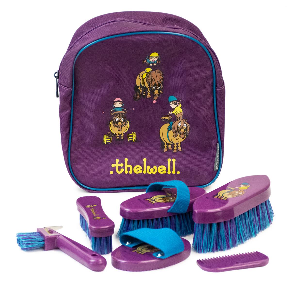 Hy Equestrian Thelwell Collection Pony Friends Complete Grooming Kit Rucksack - Just Horse Riders